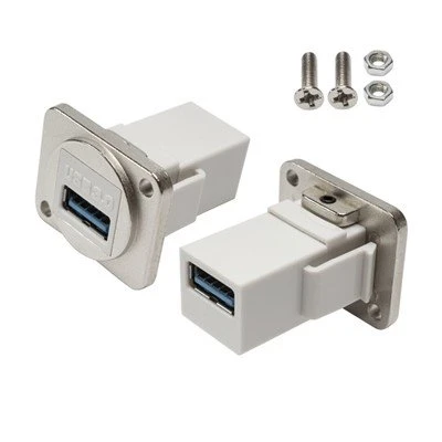USB 3.0 D-Typ-Buchsenkoppler Adapter für Schalttafeleinbau