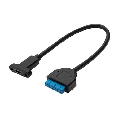 USB 3.1 Typ-C-Buchse auf USB 3.0 Motherboard 19-Pin-Header-Kabel