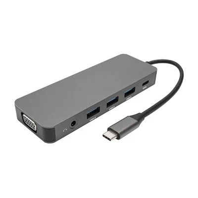 11-in-1 USB-C-Dockingstation für Laptop, Desktop-Bücherregal
