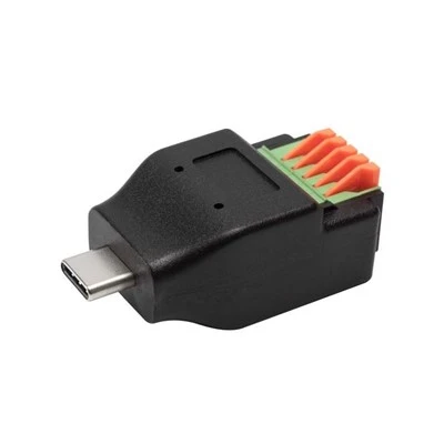 USB2.0 Typ-C-Stecker auf schraubenlosen 5-poligen Klemmenblock